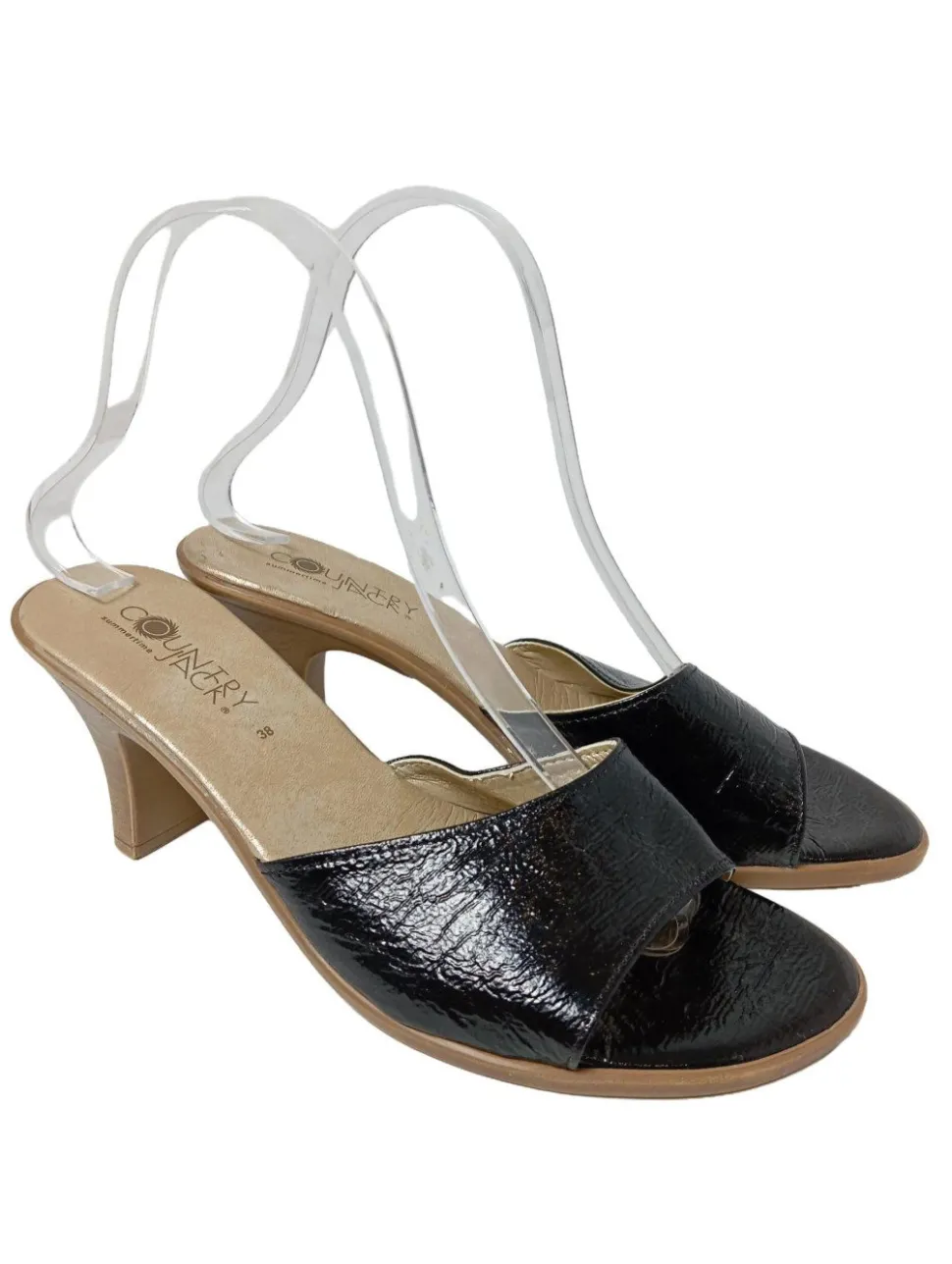 Absatz Pantoletten Größe 38