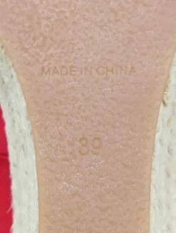 Espadrilles-Sandalen Größe 39