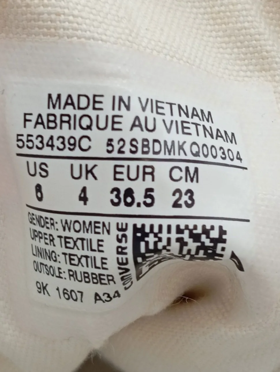 High Top Sneaker Größe 36,5