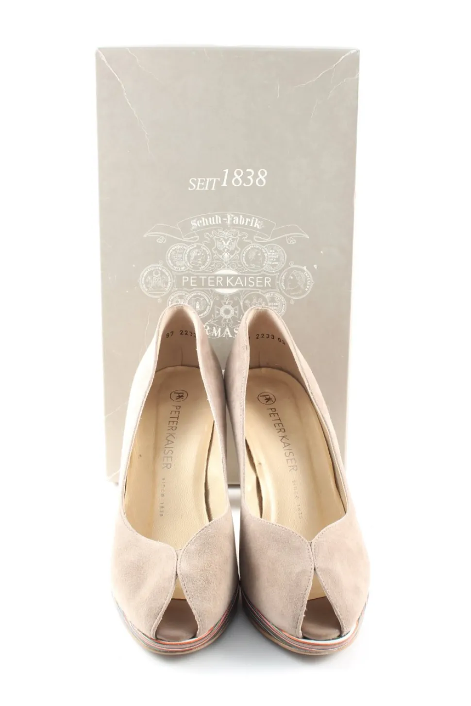 Peeptoe Pumps Größe 35