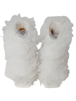 Peeptoe-Stiefeletten Größe 39,5