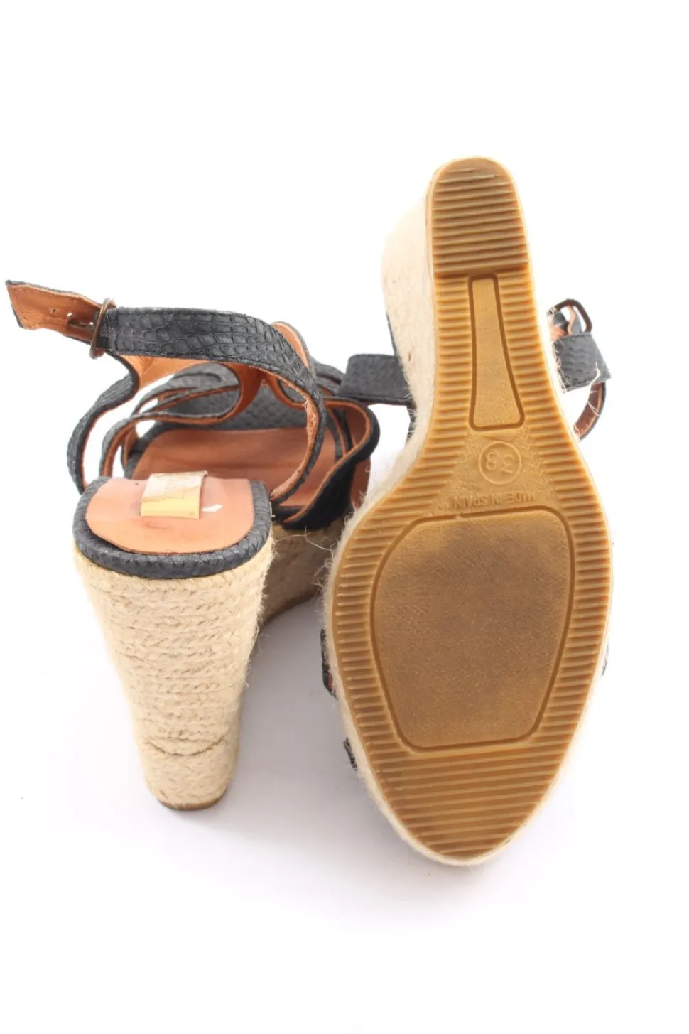 Plateau-Sandalen Größe 38