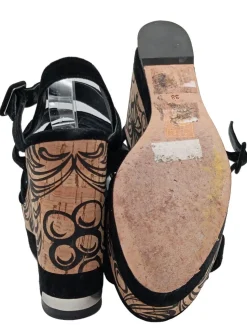 Plateau-Sandalen Größe 38