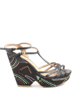 Plateau-Sandalen Größe 40