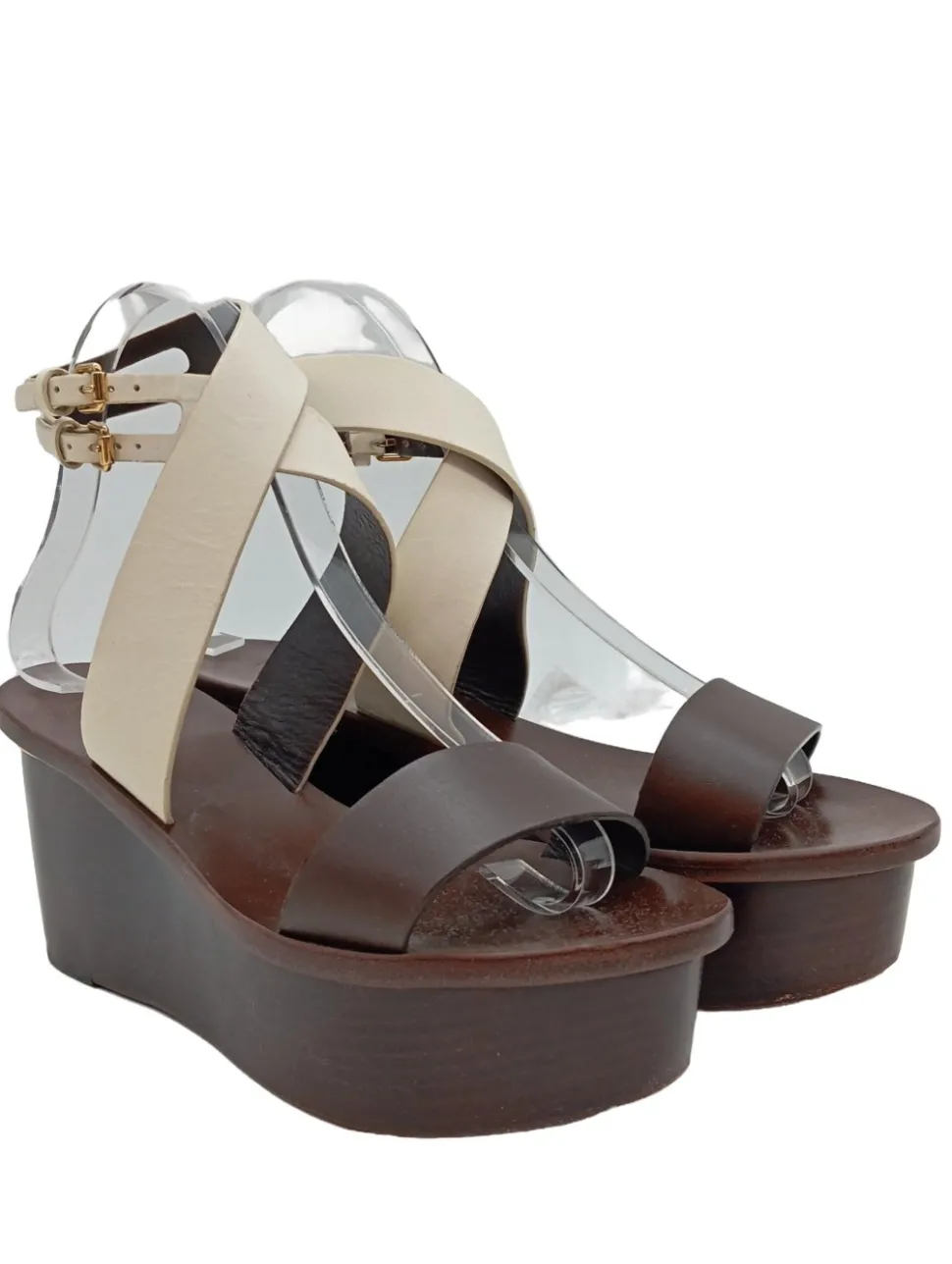 Plateau-Sandalen Größe 38