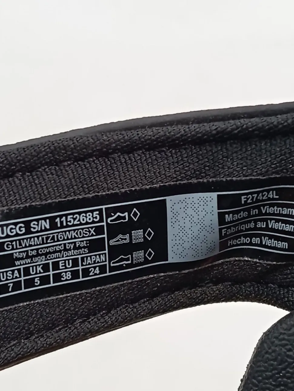 Plateau-Sandalen Größe 38