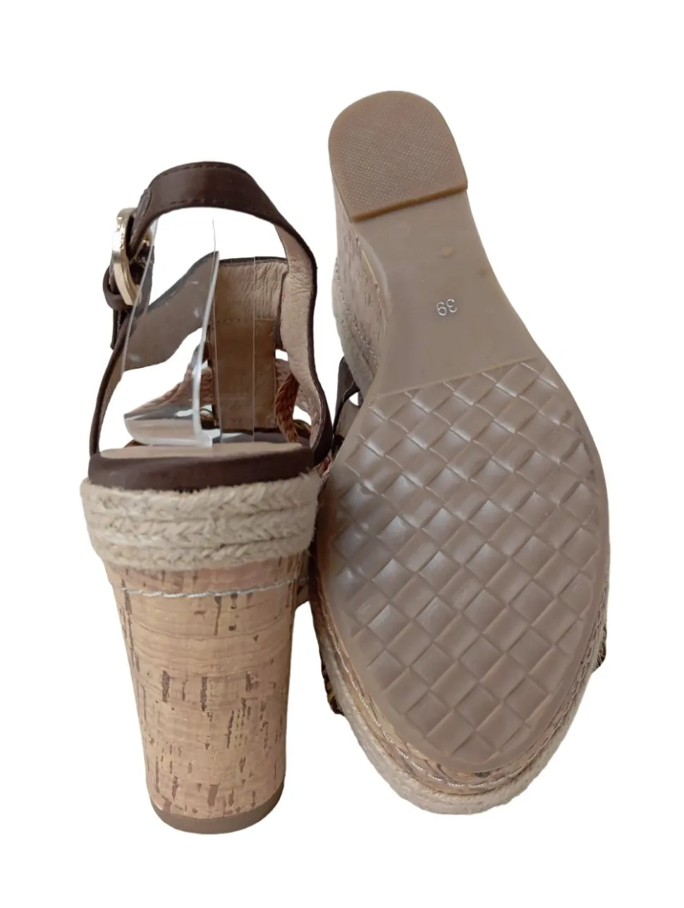 Plateau-Sandalen Größe 39