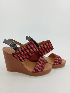 Plateau-Sandalen Größe 38