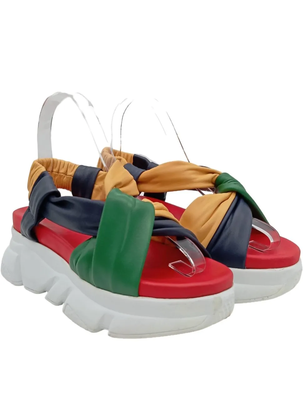 Plateau-Sandalen Größe 38