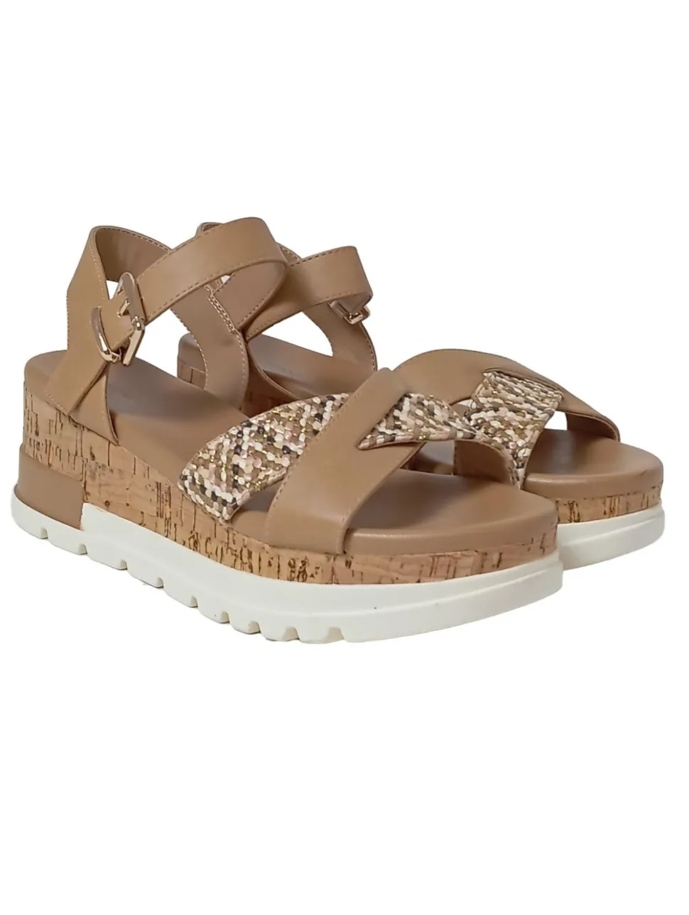 Plateau-Sandalen Größe 38