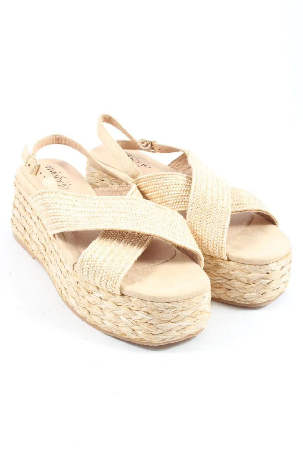 Plateau-Sandalen Größe 38