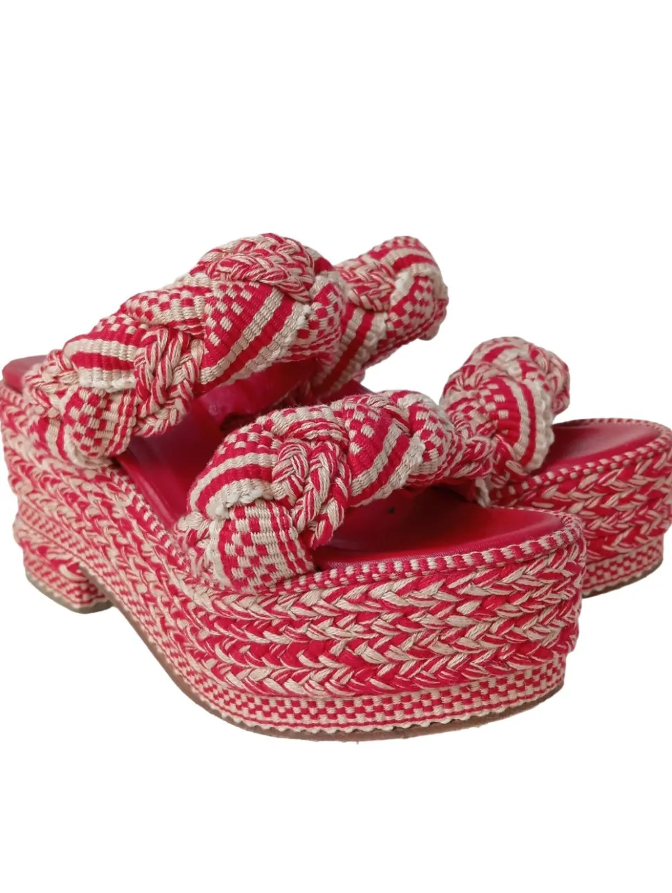 Plateau-Sandalen Größe 38