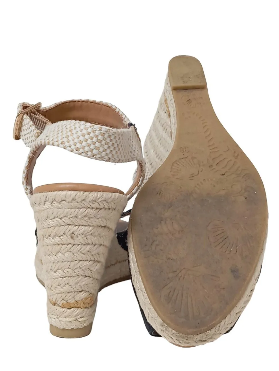 Plateau-Sandalen Größe 38