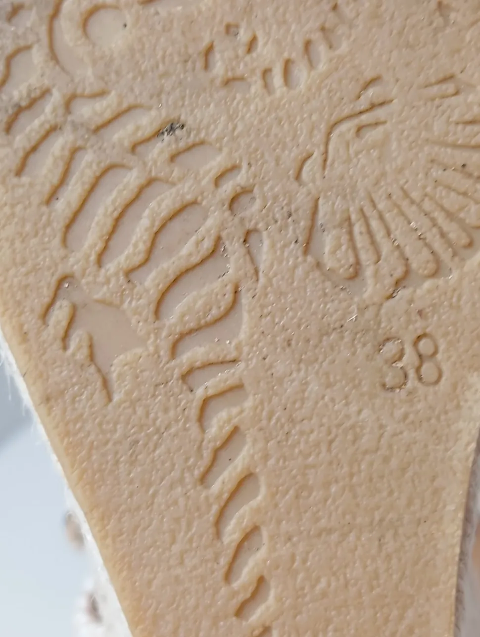 Plateau-Sandalen Größe 38