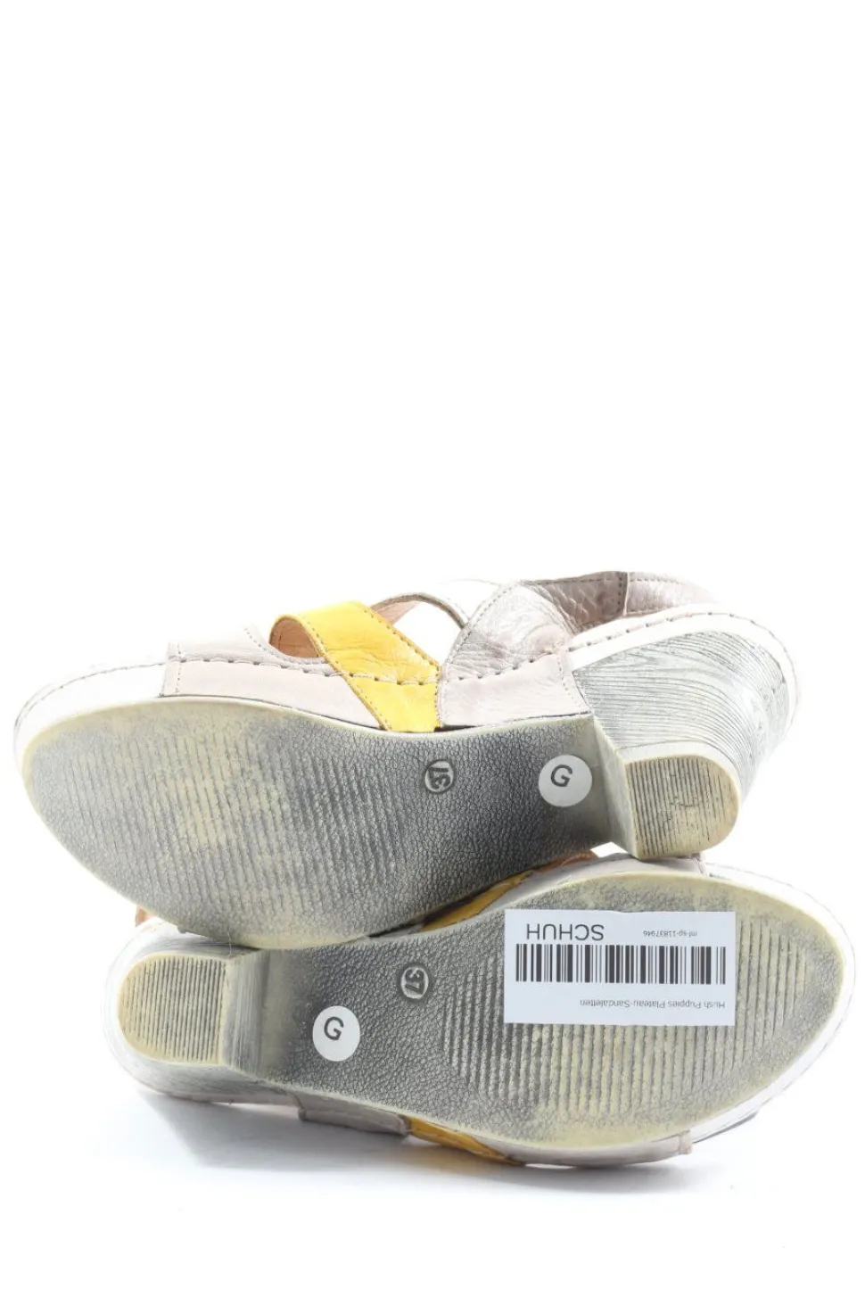 Plateau-Sandaletten Größe 37