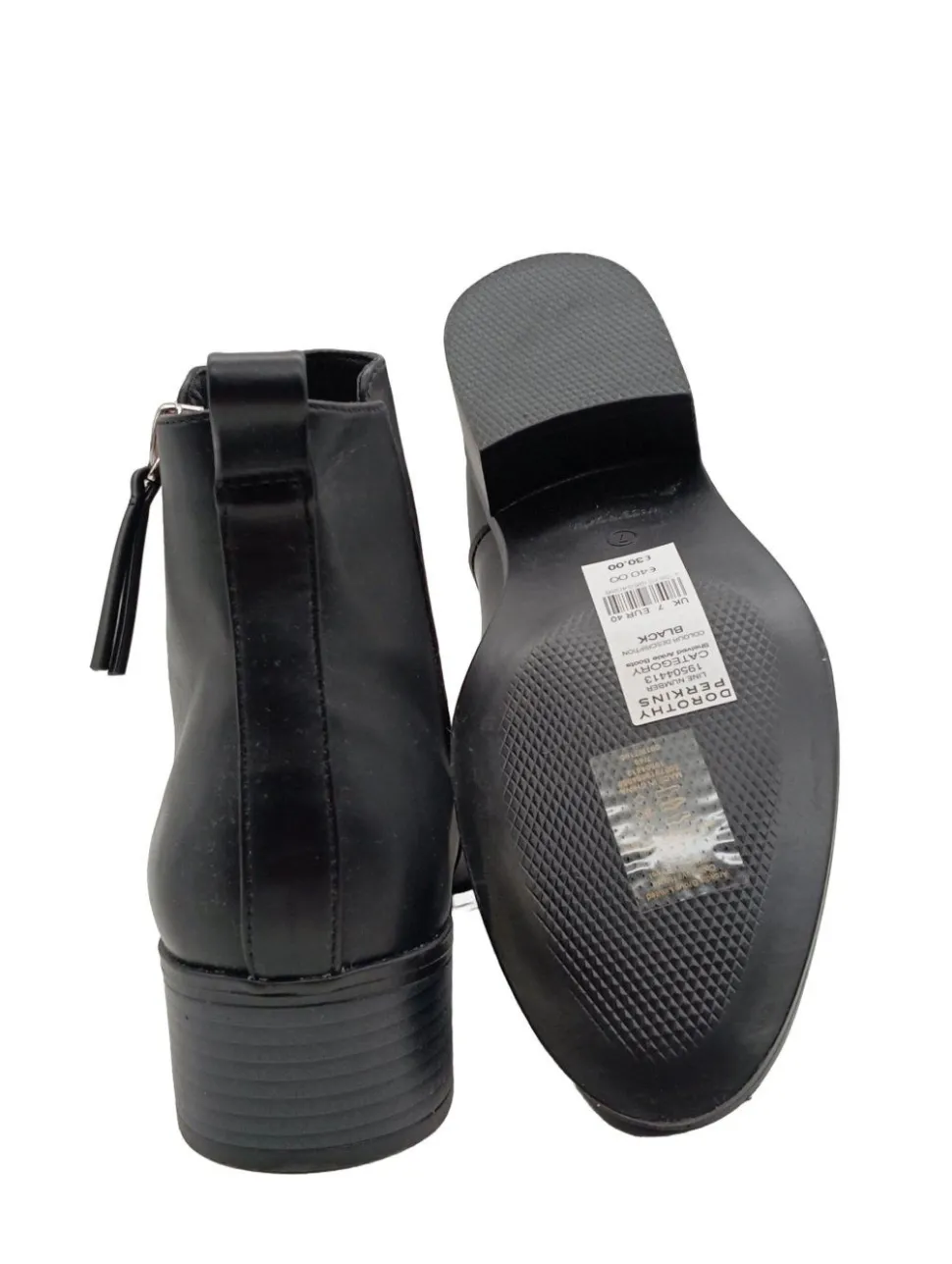 Reißverschluss-Stiefeletten Größe 40