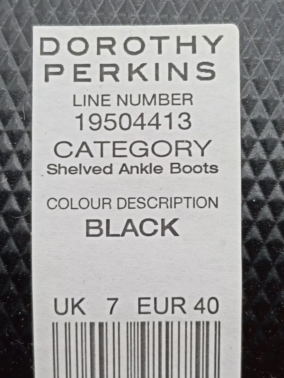 Reißverschluss-Stiefeletten Größe 40