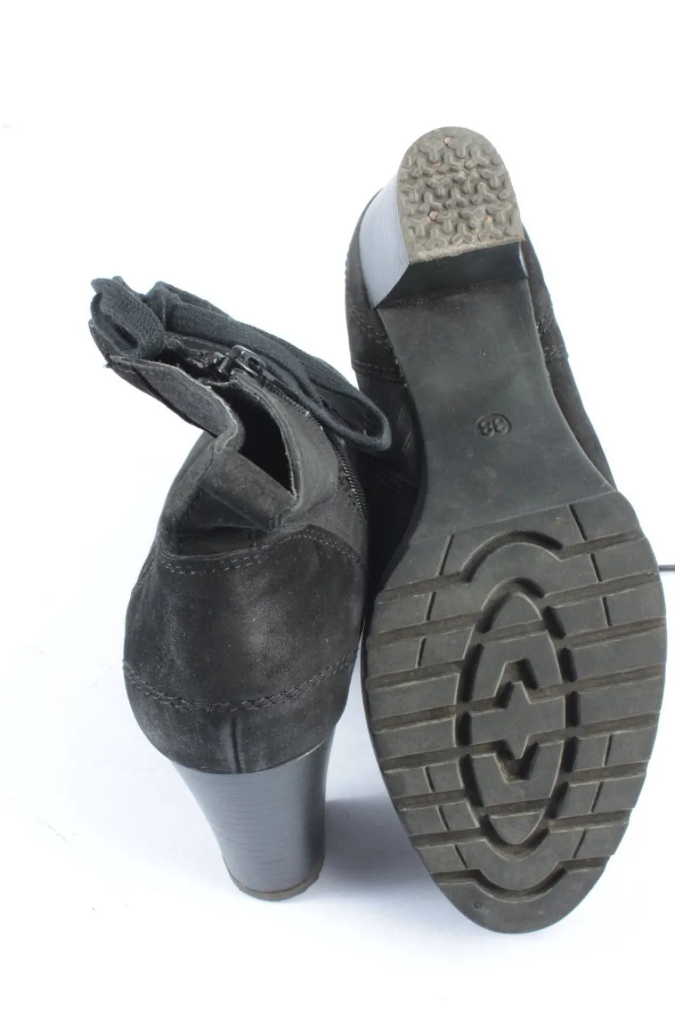 Reißverschluss-Stiefeletten Größe 38