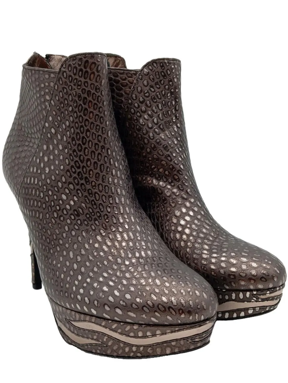 Reißverschluss-Stiefeletten Größe 38