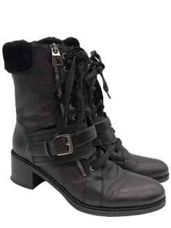 Schnür-Stiefeletten Größe 39